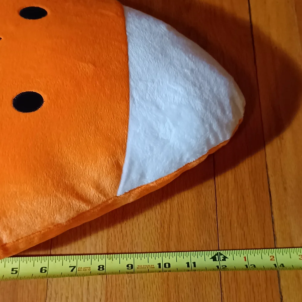 Candy Corn Plush Pillow